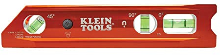 Klein Tools 935RBLT Torpedo Wasserwaage mit LED - Anzeige, Orange