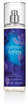Britney Spears Midnight Fantasy 236 ml – Brume Parfumée pour Femme – Fragrance Florale Ambrée Fruitée – Notes de Prune Exotique, Iris Velouté et Ambre – Flacon Bleu Nuit