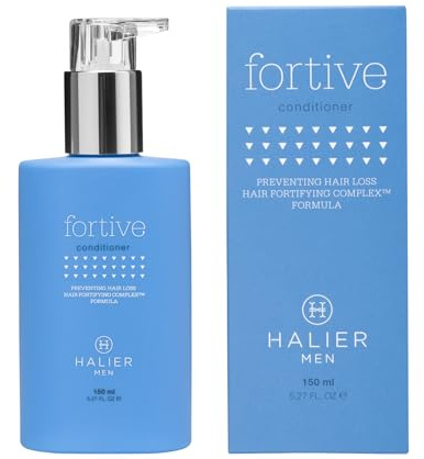 Halier Conditioner für Männer gegen Haarausfall 150 ml - mit Keratin, Biotin, B3 Vitamin, Hair Fortifying Complex™, fördert gesundes Haarwachstum - Haarpflege Haarspülung