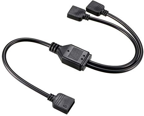 sourcing map RGB Shunt Kabel 1 Buchse zu 2 Buchse 3 Pin Erweiterung Anschluss 30cm Länge
