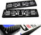 2x Black Genuine Carbon Fibre Fiber UK EU Car Licence Registration Number Plate Holder Surround Frame