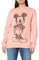 Disney Damen Mickey Forward Sketch Sweatshirt, Pink (Dusty Pink Ltpk), S EU