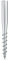 Maxerio 60 cm Core Fondation à vis 4er Set; Ø 60 x 2; M12