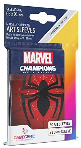 Gamegenic, MARVEL CHAMPIONS sleeves - Spider-Man, Sleeve color code: Gray