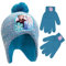 Disney Girls' Little Frozen Elsa Scandi Hat and Gloves Cold Weather Set
