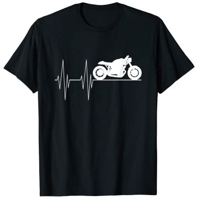 Moto Heartbeat pour hommes et hommes Tuning Garage T-Shirt