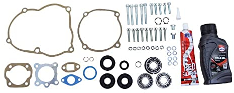 Revisionsset MITTEL kompatibel mit Puch Maxi N S E50 Motor altes Modell 3-Lager Anroll/Kickstart