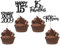 24 Stück 15th Geburtstag Tortendeko Straight Outta 2010 Cupcake Toppers Fifteen Awesome Since 2010 Cupcake Picks 15 fabelhafte Tortendekorationen für 15. Geburtstag Schwarz