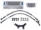 Kit Radiatore Olio Moto, Set Radiatore Olio Moto Sostituzione Kit di Raffreddamento Raffreddamento Olio Motore per 125 a Dirt Pit Bike