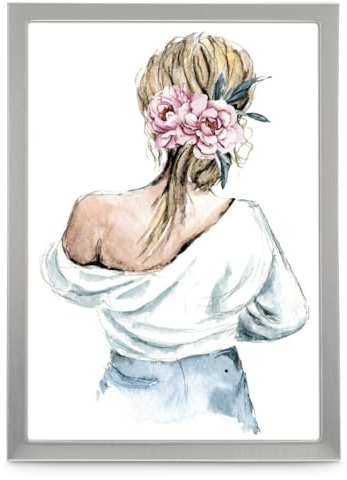 Hama Cornice portafoto in alluminio argento 15 x 20