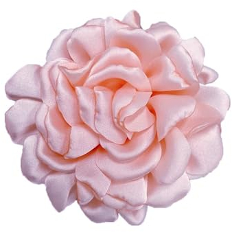 Broches Délicates En Forme De Pivoine Rose Délicate Classique Pour Fête De Mariage Danse Banquet Pour Femme Épinglettes Robe Costume Vêtements Accessoires Bijoux Cadeaux De Noël 95 mm (Rose Pâle)