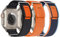 AidorMax 3 Pack Bracelet de Boucle Compatibles avec Bracelet Apple Watch 49 mm 45 mm 44 mm 42 mm, Bracelet de Sport en Nylon pour Ultra2/Ultra/SE/9/8/7/6/5/4/3 (Noir/noir+Bleu marine+Orange)