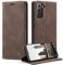 Coque pour Samsung Galaxy S22 Pochette, Etui Protection Housse Premium en Cuir PU,Etui à Rabat Pochette de Portefeuille Étui pour Samsung Galaxy S22 5G Case, Café