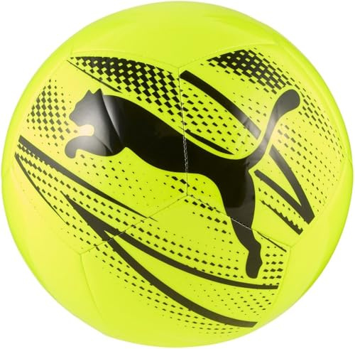 PUMA ATTACANTO Graphic, Unisex Trainingsbälle, Yellow Alert-PUMA Black, 3-084073