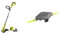 Ryobi- Coupe-Bordures/Dresse-Bordures 18V One+ - 25/30 cm (1 x 2 Ah) - RLT183220S & Tête Double Lames Dentelées (+10 Lames) pour Coupe-Bordures, Dresse-Bordures - Spéciale Herbes Hautes/Épaisses