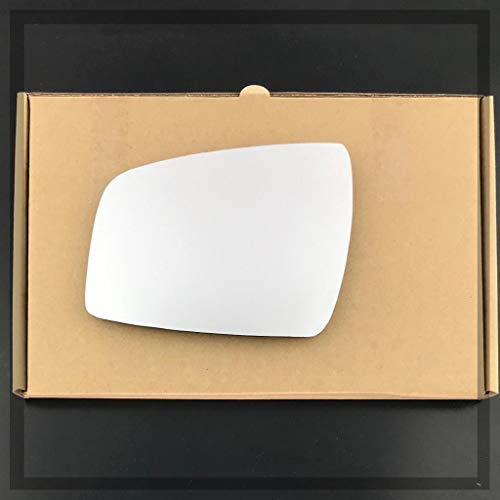 Stick on Wing Mirror Glass fits Vauxhall Zafira Reg 2010 to 2014 Left Passenger Side
