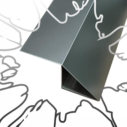 QTWLG 100cm Doorway Edge Reducer Door Threshold Cover Metal Floor Transition Strip Wood To Tile 2/5''- 2'' Height Thresholds Ramp(Grey,5cm*5cm)