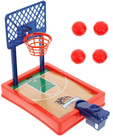 ERINGOGO Desktop-basketballständer Tabletop-Shooter Basketball-schreibtischspielzeug Mini-Finger-basketballspiel Desktop-basketballspiel Gastgeschenke Für Mädchen Basketball Spiel Plastik