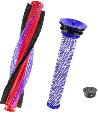 CYUaoao 225 mm Cepillo de Recambio para Dyson Rodillo Cepillo con Filtro para Dyson Rodillo Cepillo para Dyson V6 SV03 DC62 DC58 DC59 SV073