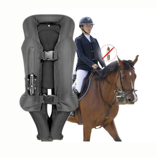 Ereignis Airbag -Weste for Erwachsene Reiter -Performance -Jacken Können Wiederverwendet Werden Geeignet for Motorräder Und Reitwesten(M)
