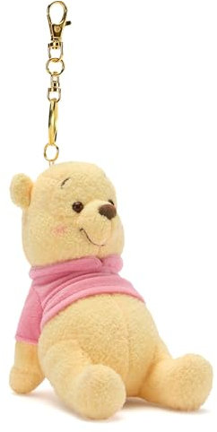 Disney Store Official - Winnie Puuh - Kuscheltierschlüsselanhänger - 12 cm/5 - Plüsch-Spielzeug an abnehmbarem Schlüsselanhänger - Geeignet ab 1 Jahr