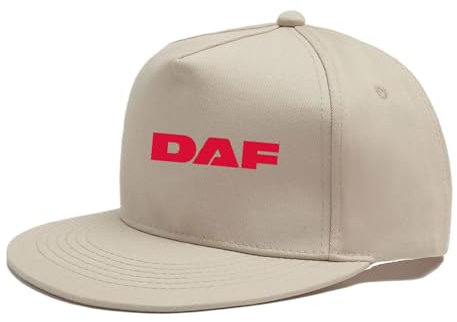 QATOBI Classic Baseball Cap D.A.F,Verstellbare Cap Sonnenhut Aus Baumwolle,Herren Damen Outdoor Running Freizeit Basecap, Basecap(Beige)