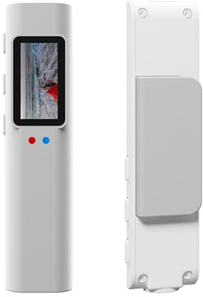 Garsent Wearable Videokamera, 2,7 Km Leichte, Kopf Montierte Kamerasbrille, 110 ° Weitwinkellinse, die mit Action Cam Kompatibel, Eingebauter Lautsprecher, Smart Gläses für Reisende