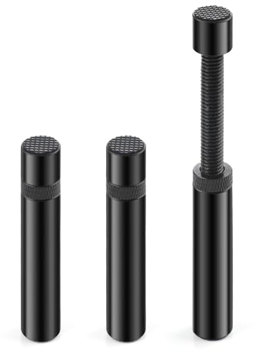 Wefaly Grafikkarten Halterung 2PCS, GPU Halterung Aluminiumlegierung Höhenverstellbare Grafikkarten Stütze mit Magnet und Anti Rutsch Pads Grafikkarte n Halter GPU Sag Bracket (72-120 mm, Schwarz)
