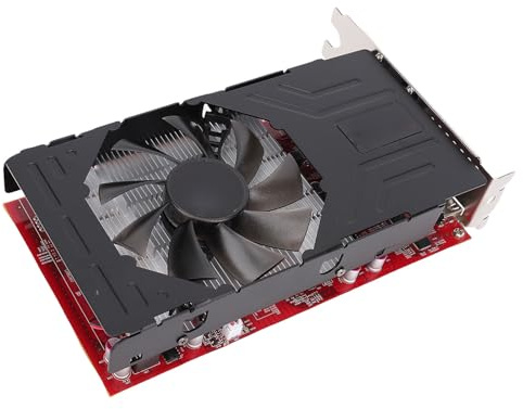 Sxhlseller 2GB GDDR5 Video Card 6 Outputs 800MHz Core Clock 128-Bit Interface 3840x2160 Resolution Low Profile Graphics Card with PCI Express X16 for Multi-Display Setup