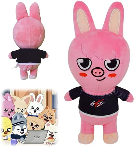 HBSFBH Stray Kids Plushie, Stray Kids Kuscheltier, STR-ay Ki-ds Plüschtier, für Fans, Weihnachts, Geburtstag