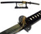 Katana Ornamentale da Esposizione Arredamento Kill Bil Bride con Supporto, Nero