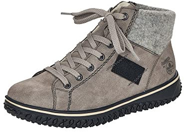 Rieker Z4230, Botines Mujer, Grey Fog Black 40, 37 EU