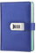 NectaRoy Lock Journal Lockable Refillable Diary, PU Leather Cover Writing Notebook Planner Organizer with Combination Lock, Travel Journal with Lock, Notepad with Pen Holder, Size 185x135mm