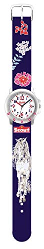 SCOUT Mädchen Analog Quarz Uhr mit PU Armband 280393006