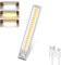 DFGOTOP 160LED Lampe Led Détecteur de Mouvement Interieur Sans Fil, Lampe Placard Nuit Rechargeable USB, Veilleuse Enfant Baladeuse de Secours pour Armoire Escalier Garage Cuisine (22CM-80LED-1PCS)