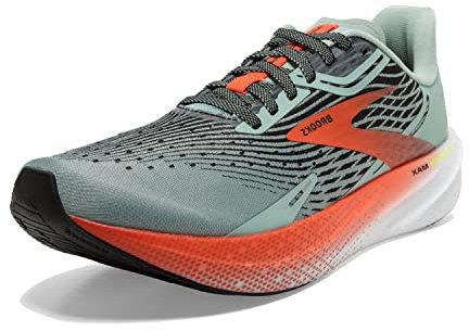 BROOKS Herren Hyperion Max Sneaker, Blaues Surf/Kirsche/Nachtleben, 43 EU