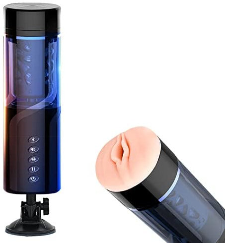 Masturbador masculino totalmente automático con bomba de vacío vibratoria.