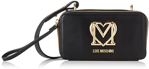 Love Moschino Damen Jc4411pp0fkq000 Umhängetasche, Schwarz, Einheitsgröße