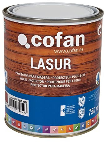 Wasserschutz Lasur für mattes Teakholz 750 ml