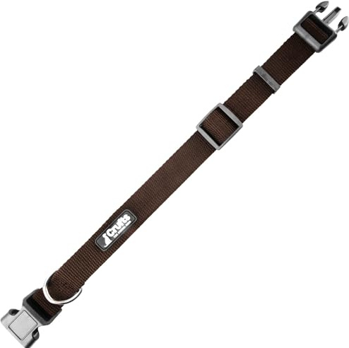 VFM/Crufts - Large Taupe Nylon Collar for Dogs