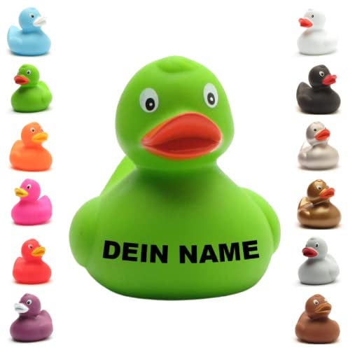 Badeente - personalisierbar (grün)