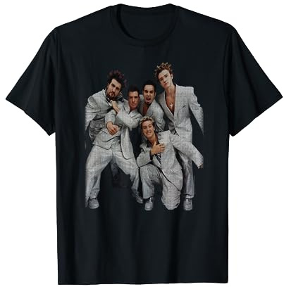 NSYNC Offizielle Alles auf Vorder- und Rückseite bedruckt T-Shirt
