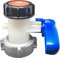 Collect Light IBC Kugelhahn Klappenhahn Wassertank Absperrhahn Tank Ersatzkugelhahn (DN40 (62mm))
