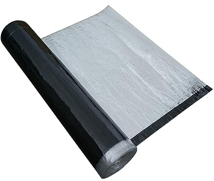 X1NGFU Bitumenband Selbstklebend Klebeband Wasserdicht Außen,Alu Folie Reparaturband Dichtungsband,Wetterfest Bitumen Aluband,Stark Klebend Wetterfest,für Dachleckage,Breite X Länge (0.3x1m)