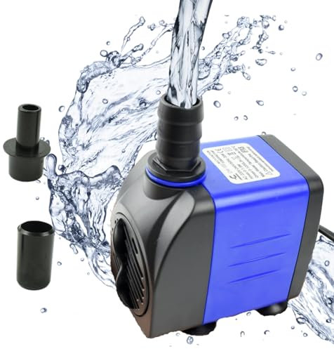 Conquerall CHA-1000 1200L/H AC 220V 310GPH Pompa sommersa 20W durevole alta 5,91 piedi per acquari, dipendenti, fontane da giardino,sistemi idroponici e fontane per animali domestici
