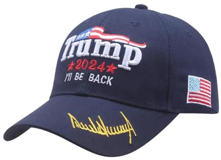 Trump Hat 2024 | Keep America Great Hat | Camo Baseball Cap, Keep America Great Camouflage Hut, Outdoor Sport Cap für Herren, Trump Campaign Merchandise, Camo Hut für Outdoor-Aktivitäten, marineblau