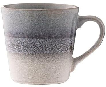 Mason Cash Reactive Grey Fade Becher, Steinzeug, einzigartiger Farbverlauf | Botanisches Design, für Kaffee und Tee, spülmaschinenfest, strapazierfähig, elegant, 9, 8 cm hoch, langlebig