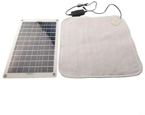 Solar-Heizdecke, Winter-Haustier-Pad, warmes Fußpolster, 50 W, Solar-Heizkissen, Winter-Haustier-Pad, elektrischer Teppich-Schuhpolster
