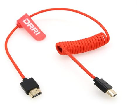 DRRI 8K HDMI to HDMI Braided Cable for Atomos Shinobi Atomos Ninja SmallHD 503 Stabilizer Gimbal