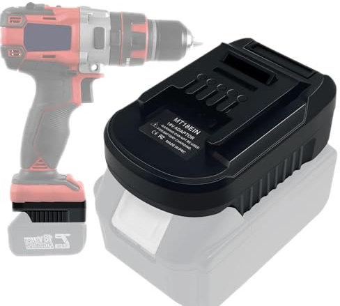 Battery Adapter for Makita 18 V to Einhell 18 V Power Tools, Converted for Makita Battery Converter for Einhell 18 V Li-ion Power Tools